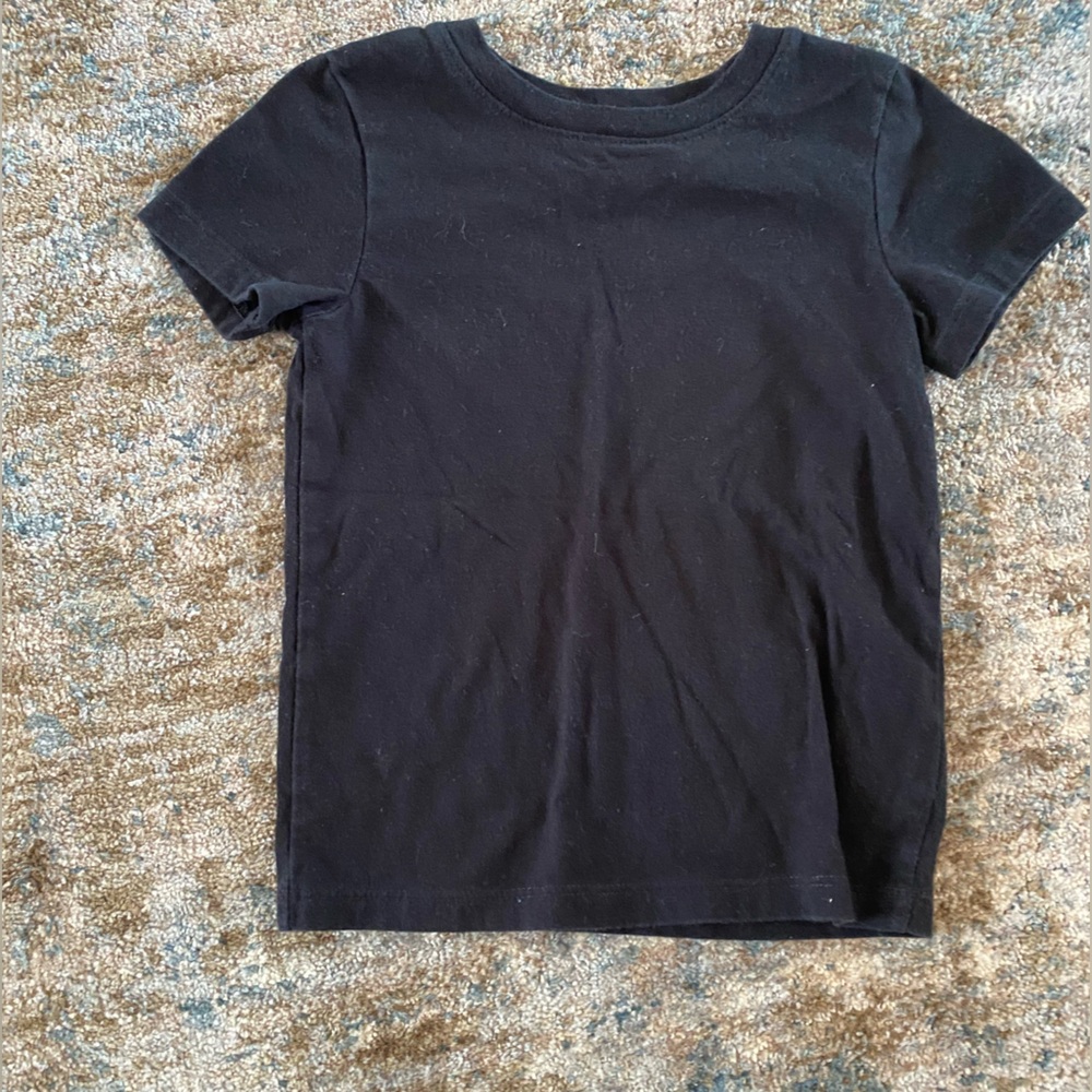Cat & Jack Black Short Sleeve Tee
